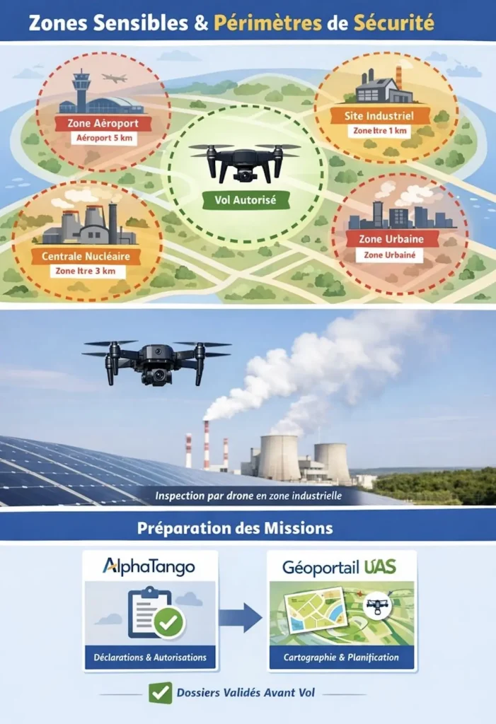 Démarches administratives vol de drone professionnel